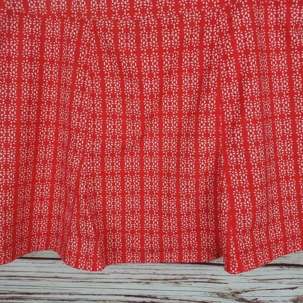 RipSkirt Womens Large Style 1 Red/White "Sunflower Seeds" Short Wrap Skirt - Picture 7 of 9